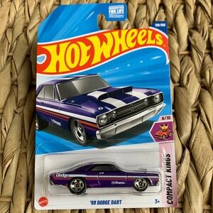 Hot Wheels 1968 Dodge Dart HotWheels 1960s 60s Purple Muscle Car New 2025